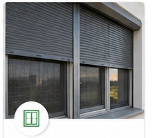 Persianas de aluminio con mosquiteras