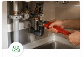 Servicios subcontratados de electricidad y fontanería
